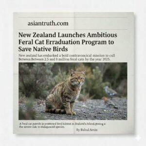 New Zealand Launches Ambitious Feral Cat Eradication Program to Save Native Birds