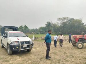 Mobile Court Fines Two Tk 1.5 Lakh for Illegal Soil Mining in Hossainpur.