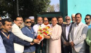 State Minister Shariful Alam Visits Kishoreganj Press Club.