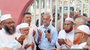 Foundation Stone Laid for Aesthetic Entrance Gate at Sholakia Eidgah